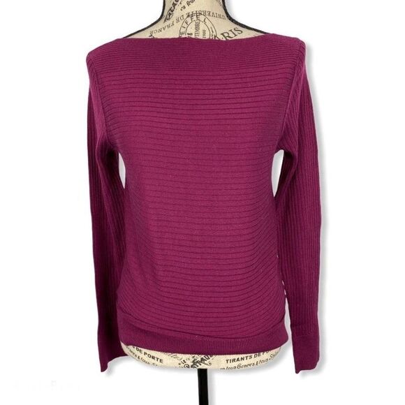 Halogen- Burgundy sweater- S - Picture 1 of 3